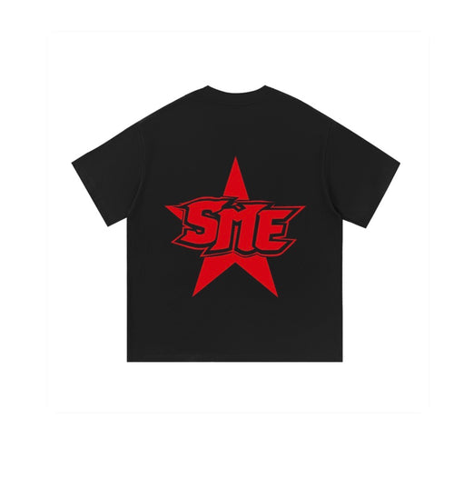 SME Black and Red Tee